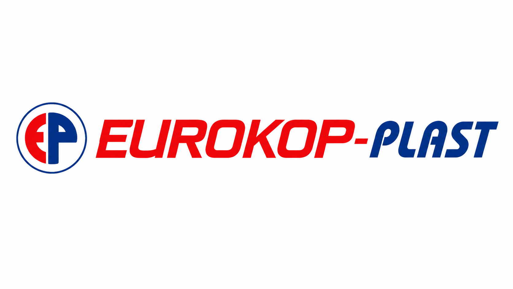Eurokop Plast products on retail display — cups, plates, and packaging