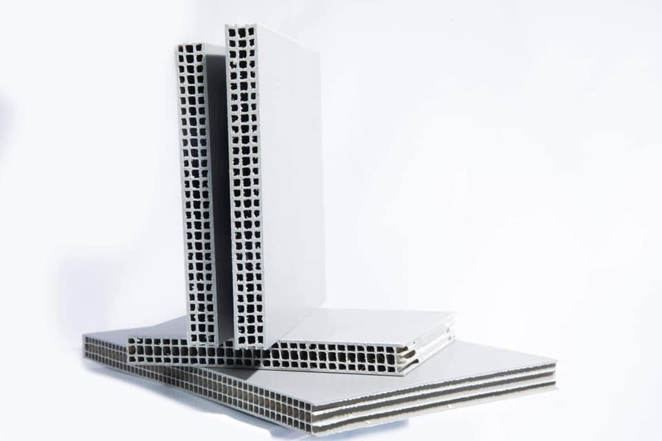 Plastic building panels